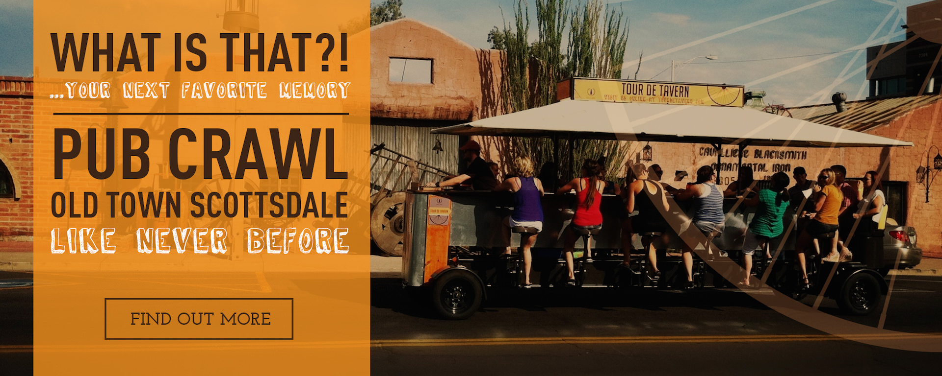 Tour De Tavern Top rated party bike in Scottsdale
